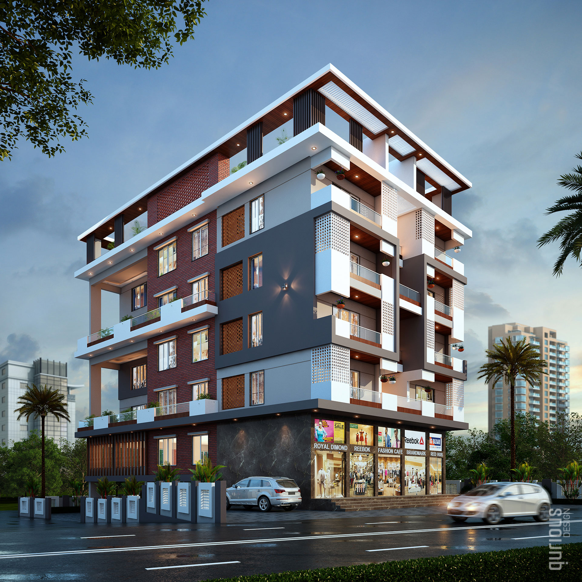 3D Architectural Visualization moze house